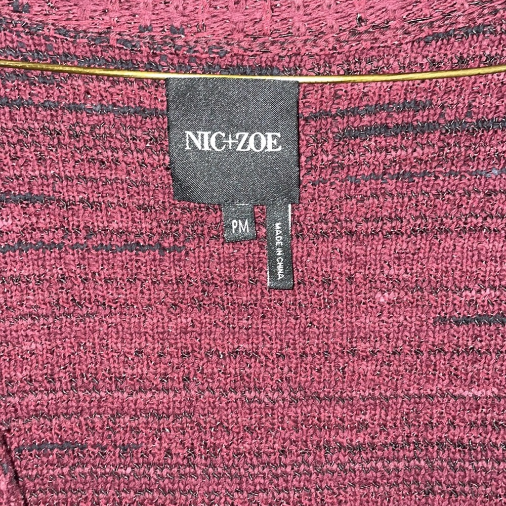 NIC & ZOE NWOT sweater, cardigan, size PM - Picture 2 of 8